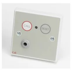 Standard Call Point, Button Reset C/w Remote Socket