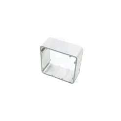 3E0610-6 White 1 Gang Surface Housing