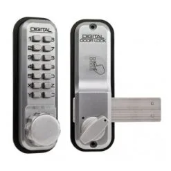 Lockey 2200 Series Digital Push Button Lock With Rim Dead Bolt