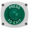 Securefast IP66 Rated Press To Exit Green Dome With Grey Backbox -Access Control Sales Store 4660