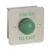 Heavy Duty Green Dome Exit Button "PRESS TO EXIT" (Flush) -Access Control Sales Store 5992