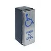 Narrow - "PUSH TO OPEN" With Wheelchair Logo C/w Surface Box