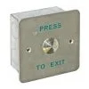 Exit Button Normally Open/Closed Contact "PRESS TO EXIT" (Flush)