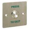 PRESS TO EXIT' Switch With 22mm Button - H86 X W86mm -Access Control Sales Store 5999