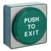 Push To Open' Large Green Disc Exit Button With Wheelchair - H88 X W88 X D40mm -Access Control Sales Store 6006