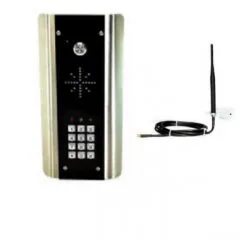 1 Button Surface GSM 4G Intercom Kit & Keypad - Curved Architectural Panel