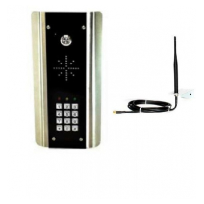 1 Button Surface GSM 4G Intercom Kit & Keypad - Curved Architectural Panel 3 1 Button Surface GSM 4G Intercom Kit & Keypad - Curved Architectural Panel