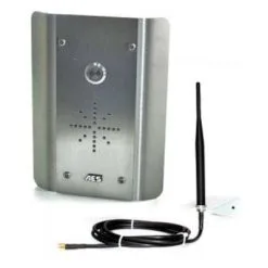 1 Button Audio GSM 4G Kit With Curved Architectural Stainess Steel Panel