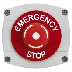Securefast IP66 Rated Red Emergency Stop