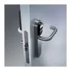 Lock - Right Handed In Brushed Stainless Steel With Return To Door Lever
