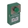 Green Dome Exit Button & Call Point 'PRESS TO EXIT' -Access Control Sales Store 7039