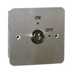 Deedlock Flush Momentary Key Switch (c/w 2 Keys)