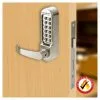 Digital Lock With Lever & Square End Night Latch -Access Control Sales Store 7257