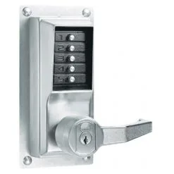 KABA-Unican Model LLP1020B (LP1000) Mechanical Push Button Lock For Use With A Panic Device