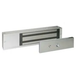 Single, 12/24V DC, Slimline Electro Magnetic Lock (Monitored)